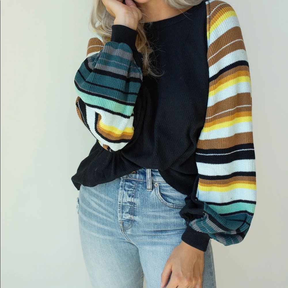 Free People Rainbow Dreams Top